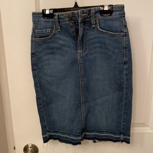 Just Black XS denim skirt